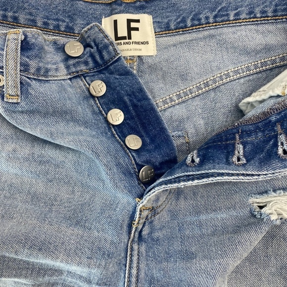 LOVERS + FRIENDS Devon High Rise 90’s Cut Off in Boardwalk Wash size 25 - Picture 4 of 9